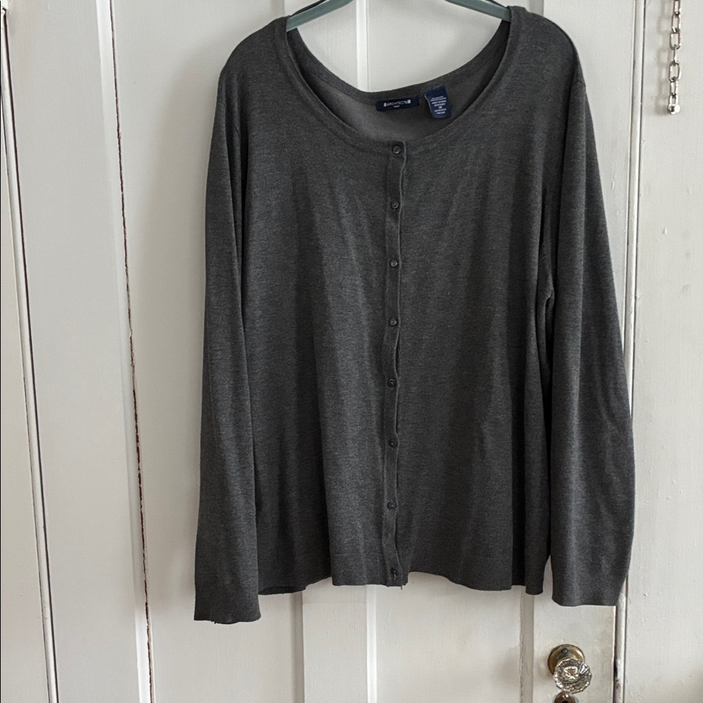 Architect Charcoal Knit Cardigan